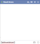 send profile image in facebook chat